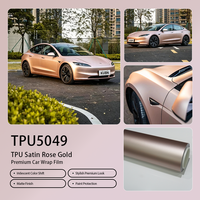 Film de protection de voiture TPU Iced Berry Pink, couleur PPF, anti-jaunissement, application à l'état humide, 1,52*15m, qualité supérieure américaine, tous modèles de véhicules