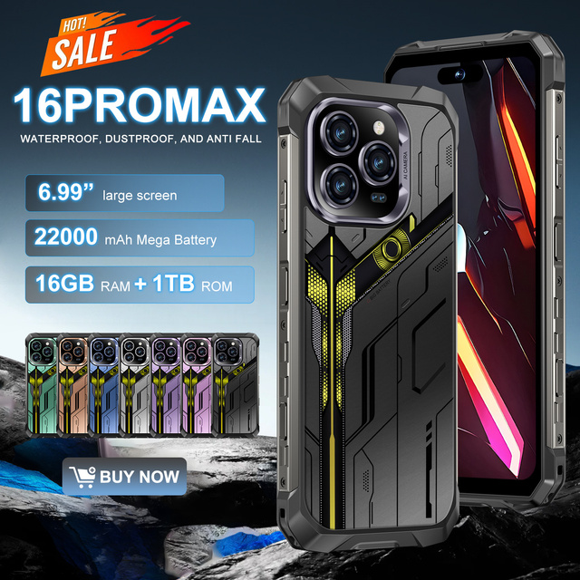 5G Smartphone 16 1TB of Ultra-large Memory 22000mAh Ultra-large Battery This Is the 5G Real Tough Three-proof Smartphone.