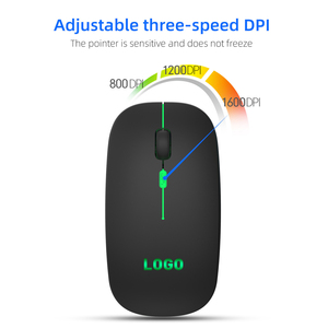 <span class=keywords><strong>Mouse</strong></span> Ottico Wireless Mini LED 2.4G 1600DPI Senza Fili per <span class=keywords><strong>Giochi</strong></span> e Ufficio <span class=keywords><strong>con</strong></span> Bluetooth 5.1 - Product Image 3