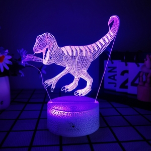Best Selling 3D USB <b>Plug</b>-In Indoor Nightlight Novel Design Colorful LED Bedside Lamp Practical Gifts for Activities Wholesale - Product Image 4