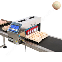 Imprimante jet d'encre pour œufs, machine de codage par pulvérisation pour œufs, imprimante de date pour œufs, machine d'impression pour œufs