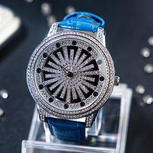 นาฬิกาผู้หญิงใหม่ชุดเพชรความคิดสร้างสรรค์กลมนาฬิกาข้อมือผู้หญิงทันสมัยและเรียบง่ายกันน้ำของผู้หญิง - Product Image 4