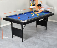Table de Billard Pliable en Bois Américaine 8 pieds 3 en 1 avec Retour Automatique des Billes, Modèle 2025, Direct Usine et Économique