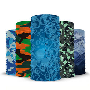 מותאם אישית מודפס חלק כובעי דיג 100% פוליאסטר ראש לעטוף בנדנה <span class=keywords><strong>Durag</strong></span> Biker צעיף גרב בנדנה מסין - Product Image 1