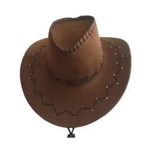 Chapeau promotionnel pour la fête <span class=keywords><strong>américain</strong></span> Prairie chapeau haut de forme homme femmes fête plage équitation personnalisé imprimé large bord <span class=keywords><strong>ouest</strong></span> chapeau de Cowboy - Product Image 6