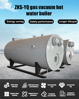 Chaudière à eau chaude industrielle automatique HengNuo 3 tonnes/heure, au gaz, au diesel ou au mazout, pour usines alimentaires, style horizontal, haute performance