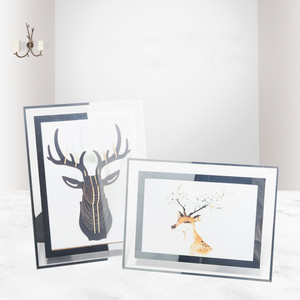 Bán Buôn Cao cấp Trang Trí Nội Thất Pha Lê 4*6 5*7 Inch Hình Ảnh Khung Món Quà Cưới Kính Khung Ảnh - Product Image 2