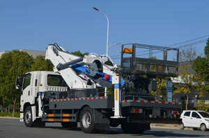 Camion nacelle télescopique GIGA 4x2 de 45 mètres, plateforme de travail aérien, élévateur de personnel à grande hauteur de 45 m à vendre - Product Image 4