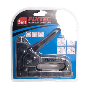 Pistola de grapas metálicas multifunción FIXTEC de 4-14 mm para clavos de hierro, grapas decorativas para techos y manualidades. - Product Image 6