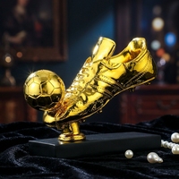 Trofi Sepatu Emas Sepak Bola yang Dapat Disesuaikan, Tersedia, Pengiriman 24 Jam, Teks Terukir, Hadiah Pemenang Pertandingan Sepak Bola
