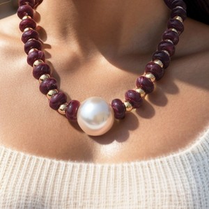 Collier de <span class=keywords><strong>perles</strong></span> Zooying faites à la main en pierre <span class=keywords><strong>Heishi</strong></span> colorée, motif géométrique disque volant, bijoux pour femme - Product Image 5