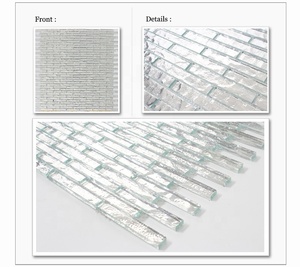 <strong>20x20</strong> gold <strong>color</strong> glass mosaic <strong>tile</strong> for kitchen - Product Image 5