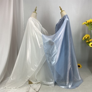 Smooth Shine Satin Abaya Set with Cape and <b>Long</b> Sleeve Maxi <b>Dress</b> <b>for</b> Muslim Women <b>Eid</b> Party Collection (1468+6855) - Product Image 6