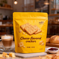 Op maat gemaakte voedselveilige, vochtbestendige hersluitbare staande pouches verpakkingen voor chocolade, aardbeienmelk, gelei, fruitsalade