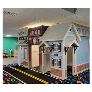 Équipement <span class=keywords><strong>de</strong></span> terrain <span class=keywords><strong>de</strong></span> jeu d'intérieur <span class=keywords><strong>de</strong></span> <span class=keywords><strong>maison</strong></span> <span class=keywords><strong>de</strong></span> jeu <span class=keywords><strong>de</strong></span> rôle en bois d'enfants faits sur commande d'affaires commerciales - Product Image 1