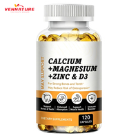 Complément Immunitaire OEM Ca mg Zn D3 D 	 Calcium, magnésium, zinc, vitamines 	 Capsules de gélules molles pour des os solides