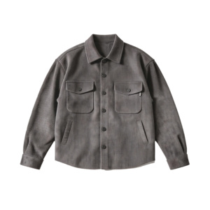 Chaqueta de Invierno para <span class=keywords><strong>Hombre</strong></span>, Impermeable, Transpirable, Estilo Bomber, <span class=keywords><strong>con</strong></span> <span class=keywords><strong>Forro</strong></span> <span class=keywords><strong>Polar</strong></span>, Ecológica, de Lana, Teñida en Color Liso - Product Image 6