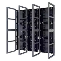 Kit d'écran LED couleur extérieur IP65 5m x 3m, mur vidéo sur structure 3.91, système de support au sol, pas de pixel 3mm, modulaire pour centre commercial