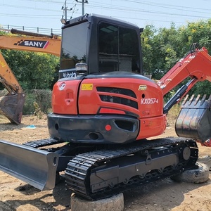 Japan Origin Used Kubota Mini Excavator KX057-4 U17 U10 Zero Tail Swing Digger For Sale EPA CE 99 New Landscaping - Product Image 5