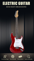 Guitare électrique Starway de haute qualité, 39 pouces, prix de gros, 6 cordes, instrument de musique pour débutant