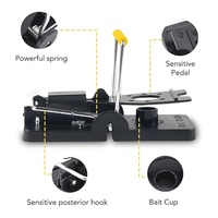 Piège à souris classique en gros, réutilisable, portable, accessoires sans poison, contrôle des animaux, support en plastique