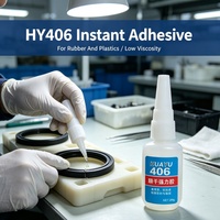 Colle instantanée cyanoacrylate à séchage extra rapide pour application de précision, adhérence forte, super colle liquide pour plastique et caoutchouc