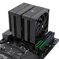 Refroidisseur d'air pour processeur double tour LOVINGCOOL 120 mm finition mate, 260 W TDP, en stock, expédition immédiate, compatible OEM Intel AMD pour PC de bureau