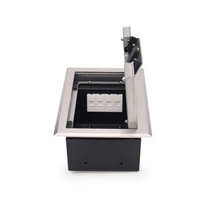 Caja de Salida de Cable para Piso de Acero Inoxidable con Acabado Cepillado y Salida de Cable Oculta - Product Image 5