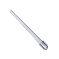 Antenne WiFi omnidirectionnelle MIMO 2,4/5,8 GHz 8/12 dBi extérieure 4 ports N-Femelle avec radôme en PVC pour point d'accès et routeur