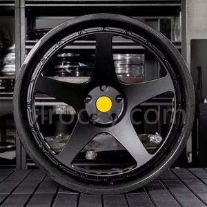 Rines <span class=keywords><strong>de</strong></span> Fibra <span class=keywords><strong>de</strong></span> Carbono Flrocky Whells para Autos, Aleación <span class=keywords><strong>de</strong></span> Fibra <span class=keywords><strong>de</strong></span> Carbono 5x120 5x114.3 5x130 para Autos <span class=keywords><strong>de</strong></span> Lujo <span class=keywords><strong>Ferrari</strong></span> y Lamborghini - Product Image 3