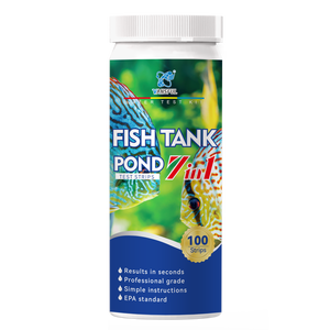 7 in 1 고정밀 수족관 물 테스트 스트립 키트 담수/바닷물 어항 테스터 OEM 맞춤형 - Product Image 5