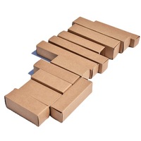 Sacs/Boîtes d'emballage en kraft recyclé biodégradable personnalisés avec logo en couleurs pleines pour vêtements, chaussures, chaussettes, cadeaux