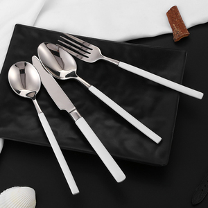 New Arrival thép không gỉ thiết lập dao kéo Tây bít tết dao nĩa và muỗng 4-Piece 18/10 Flatware <span class=keywords><strong>Set</strong></span> - Product Image 5