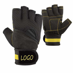 Weight Lifting <b>Gym</b> Workout Gloves <b>Wrist</b> Wrap <b>Support</b> Men Women Full Palm Protection Weightlifting Strength Training Fitness - Product Image 1