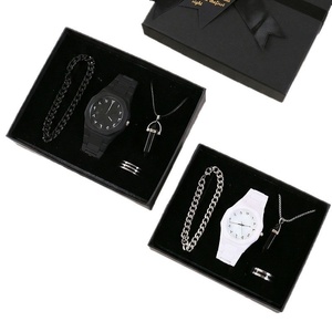 Set de Regalo Ejecutivo <span class=keywords><strong>para</strong></span> Hombre: Reloj, Collar, Pulsera y Anillo, <span class=keywords><strong>para</strong></span> Novio/<span class=keywords><strong>Padre</strong></span>, Dí<span class=keywords><strong>a</strong></span> del <span class=keywords><strong>Padre</strong></span>, San Valentín, Regalo Internacional - Product Image 5