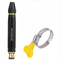 Pistolet de lavage de voiture haute pression Black King Kong à raccordement au robinet, port 16 mm, structure d'angle de buse 164 mm, personnalisable OEM
