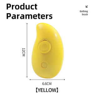 Accesorios para Mascotas 2024, Cepillo de Vapor <span class=keywords><strong>3</strong></span> en <span class=keywords><strong>1</strong></span> para Perros y Gatos, Recargable, Material ABS, Suave, Logotipo Personalizado, Color Amarillo Verde - Product Image 6