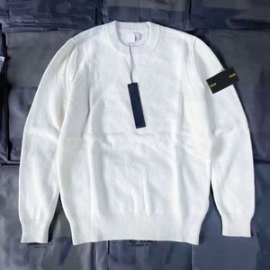 Pull épais vintage en coton 100% pour homme, style décontracté et élégant, idéal pour l'automne-hiver, collection Stone Luxury. - Product Image 2