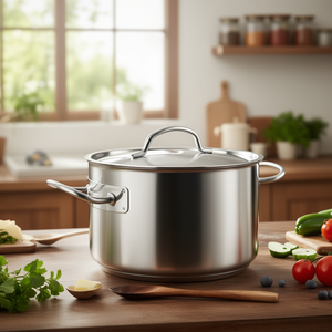 Pentola Alta Chef Classic da 3 Qt in Acciaio Inossidabile con Coperchio per Uso su Fornello - Product Image 3