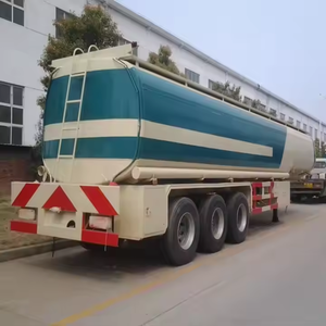 Remorque citerne à 3 essieux pour usine, capacité 45 CBM 50 CBM, pour le transport de carburant et d'eau - Product Image 2