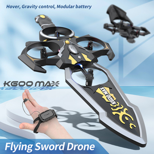 Drone RC High <span class=keywords><strong>Tech</strong></span> K600 MAX Flying Sword con Controllo Remoto a Gravità Stile Orologio, Lunga Autonomia, Batteria Modulare, Giocattolo Volante per Bambini - Product Image 5