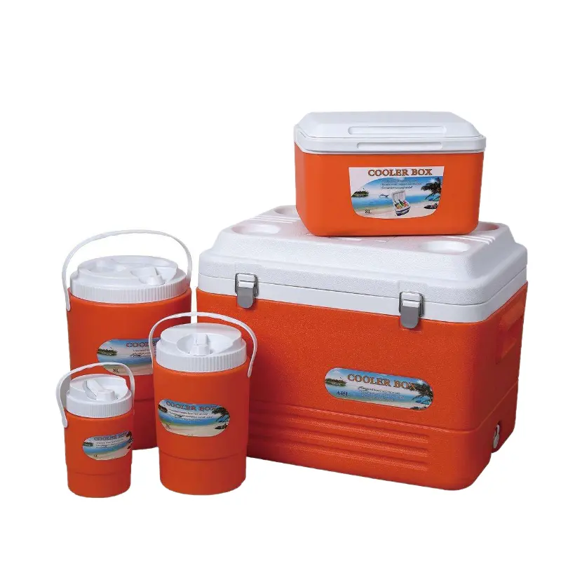 Scatola di raffreddamento per bevande alimentari campeggio Cooler 5 Set Set Picnic auto da viaggio all'aperto Cooler Cooler cofanetto