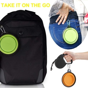 Kingtaleportátil de viaje al aire libre de silicona plegable para mascotas gato con <span class=keywords><strong>comida</strong></span> de perro de alimentación de agua de - Product Image 4