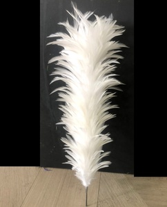 Plumeau en plumes de coq naturelles, blanc, écologique, réutilisable, pour le nettoyage de la maison, de la voiture et du bureau - Product Image 1