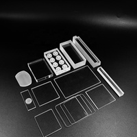 Custom Laser Quartz Glass Plate clear Fused Quartz Glass Microscope Slides for Optical