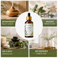 Huile Essentielle d'Eucalyptus Citronné Naturelle Pure ; Anti-inflammatoire et Revitalisante, Convient pour l'Aromathérapie et les Diffuseurs.