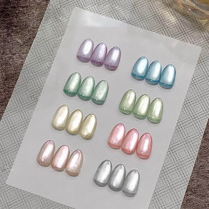AILANUO Esmalte de Uñas en Gel Ojo de Gato Loto Verde Ramificado de 8 Colores 15 ml Gel Ojo de Gato Sin Formaldehído Sin HEMA OEM ODM Gel Neón - Product Image 1