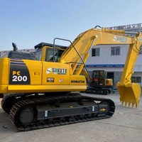 Escavatore Cingolato Usato Komatsu PC200 da 20 Tonnellate, Modello 2024 con Sistema Idraulico Stabile e Motore ad Alta Potenza (Consumo PC220-8)