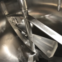 Huashang Custom stoomverwarmde kookketel met mengseltemperatuurregelsysteem, mantelketel voor voedingsmiddelenfabriek.