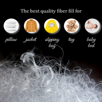 YITAILONG FIBER INC. Matériau de rembourrage synthétique recyclé 100 % polyester, filament creux, doux, à fort volume, pour isolation par filature